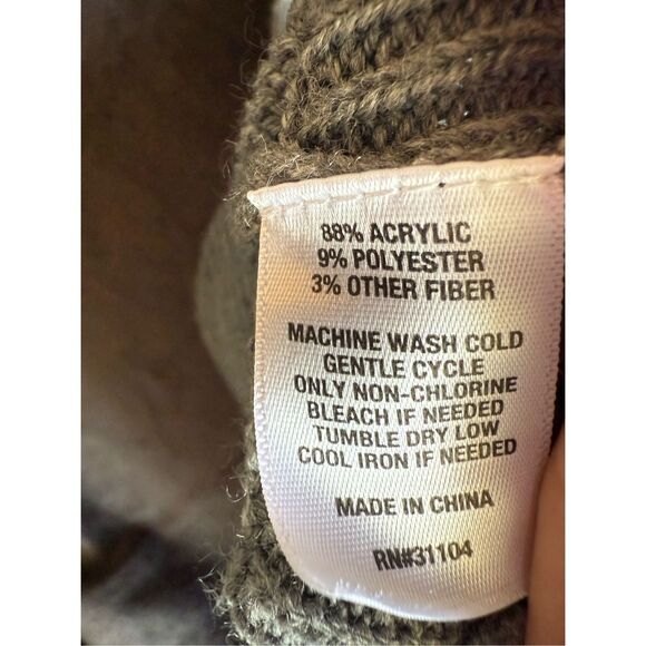 Crown & Ivy Womens Nordic Knit Sweater Size 3X Fair Isle Preppy Fall Ski Lodge - Picture 12 of 14